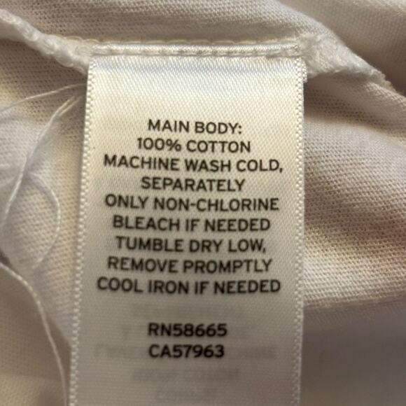 Treasure & Bond NWOT Women's White Relaxed Crewneck Cotton T-Shirt - Size Large - Picture 7 of 7